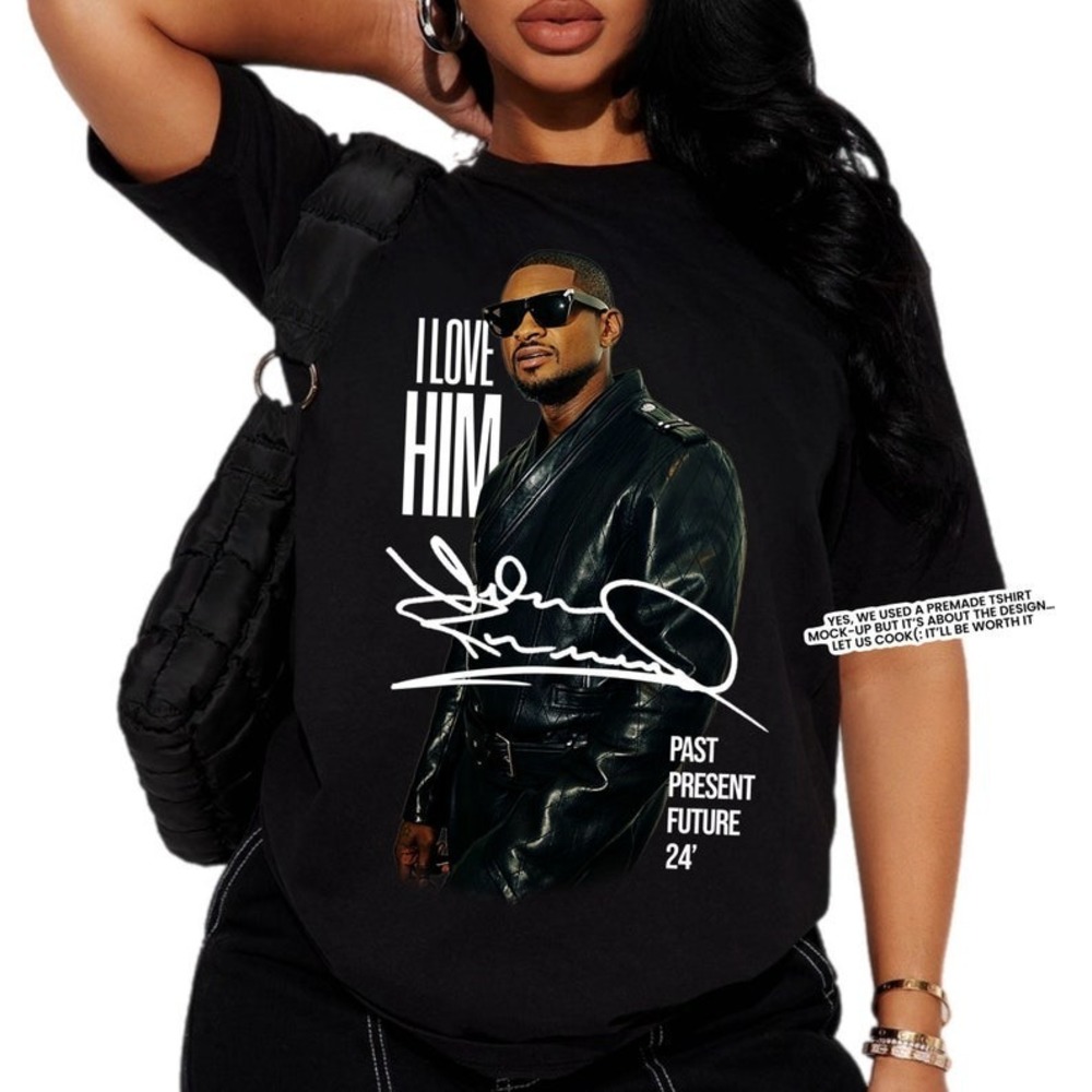 Usher Concert Shirt, Past Present Future Tour Shirt, Concert Graphic Tshirt
